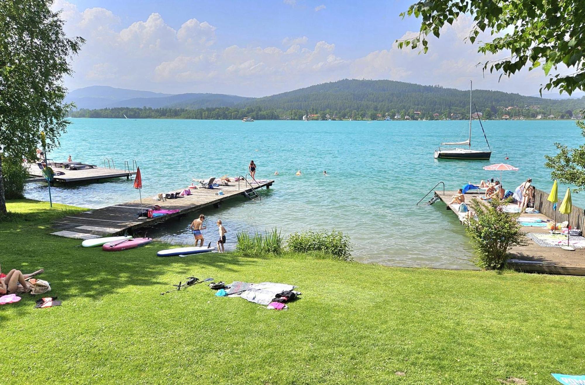 "Casa Antonio" 3 Gehminuten Strandbad Sekirn, Inkl Seezugang Exterior photo