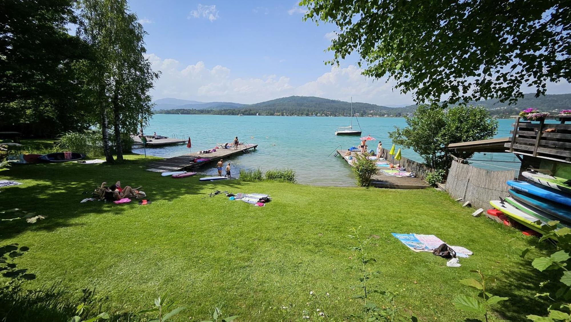 "Casa Antonio" 3 Gehminuten Strandbad Sekirn, Inkl Seezugang Exterior photo